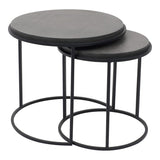 Roost Nesting Tables Black Set Of 2 by Moe's Home at Eve Furniture