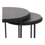 Roost Nesting Tables Black Set Of 2 by Moe's Home at Eve Furniture