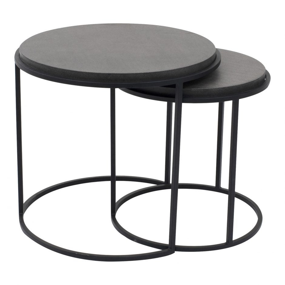 Roost Nesting Tables Black Set Of 2 by Moe's Home at Eve Furniture