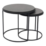 Roost Nesting Tables Black Set Of 2 by Moe's Home at Eve Furniture