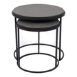 Roost Nesting Tables Black Set Of 2 by Moe's Home at Eve Furniture