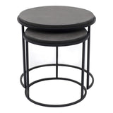 Roost Nesting Tables Black Set Of 2 by Moe's Home at Eve Furniture
