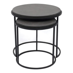 Roost Nesting Tables Black Set Of 2 by Moe's Home at Eve Furniture