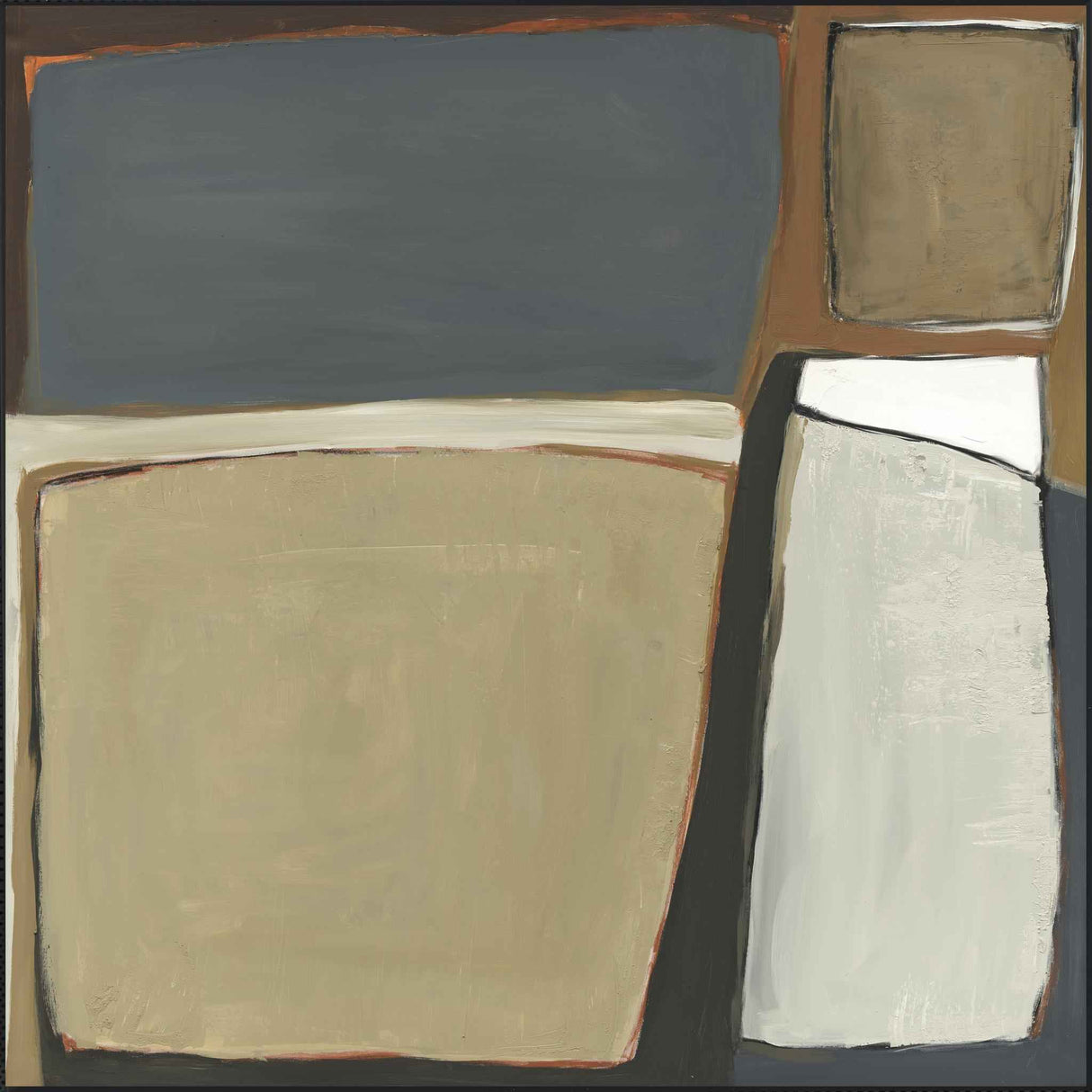 Roq II Beige Painting Art by Buddy Whitlock by Classic Home at Eve Furniture
