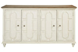 Roranville Antique White Accent Cabinet by Ashley at Eve Furniture