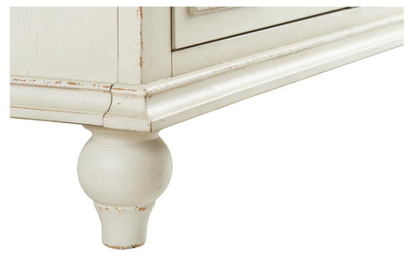 Roranville Antique White Accent Cabinet by Ashley at Eve Furniture