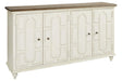 Roranville Antique White Accent Cabinet by Ashley at Eve Furniture