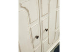 Roranville Antique White Accent Cabinet by Ashley at Eve Furniture