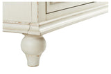 Roranville Antique White Accent Cabinet by Ashley at Eve Furniture