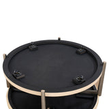 Roros Natural Round Cocktail Table