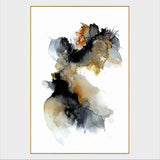 Rorschach Black Painting Art by Buddy Whitlock by Classic Home at Eve Furniture