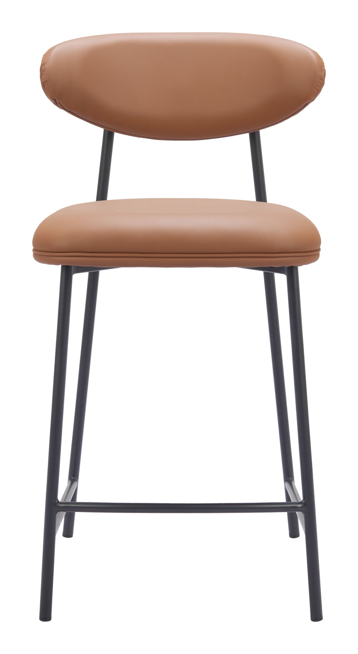 Rorun Brown Counter Stool (Set of 2) by Zuomod at Eve Furniture
