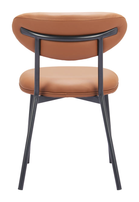 Rorun Brown Dining Chair (Set of 4) by Zuomod at Eve Furniture