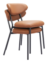 Rorun Brown Dining Chair (Set of 4) by Zuomod at Eve Furniture