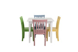 Rory Multi Color 5-Piece Dining Set