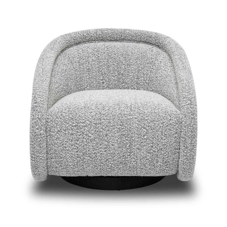 Rory Boucle Swivel Chair by TOV Furniture at Eve Furniture