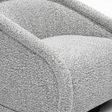 Rory Boucle Swivel Chair by TOV Furniture at Eve Furniture
