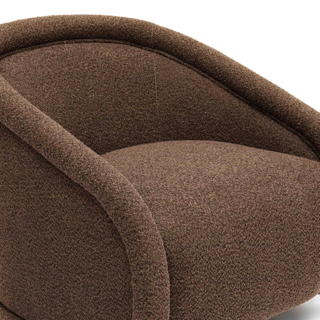 Rory Boucle Swivel Chair by TOV Furniture at Eve Furniture