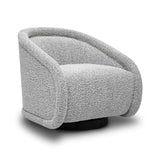 Rory Boucle Swivel Chair by TOV Furniture at Eve Furniture