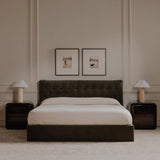 Rory Dark Brown Nightstand by MOES at Eve Furniture