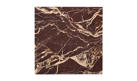 Rosa Accent Table Rosso Levanto Marble by Moe's Home at Eve Furniture