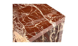 Rosa Accent Table Rosso Levanto Marble by Moe's Home at Eve Furniture