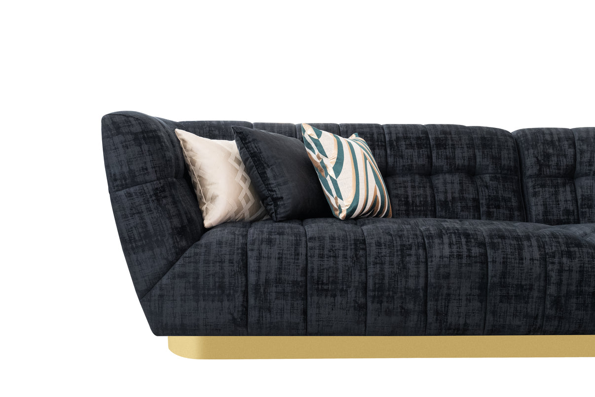 Rosa Black Sectional by New Era Innovations at Eve Furniture