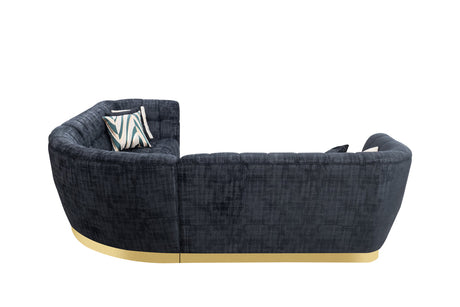 Rosa Black Sectional by New Era Innovations at Eve Furniture