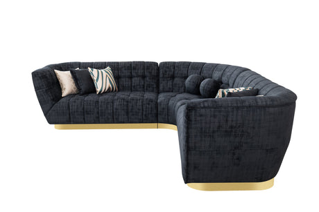 Rosa Black Sectional by New Era Innovations at Eve Furniture