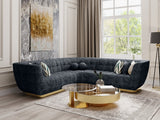 Rosa Black Sectional by New Era Innovations at Eve Furniture