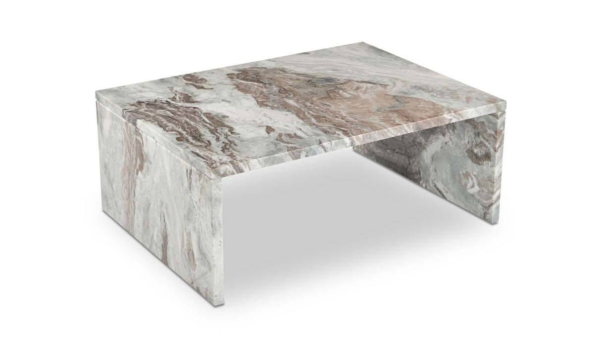 Rosa Coffee Table Torrento Marble by Moe's Home at Eve Furniture