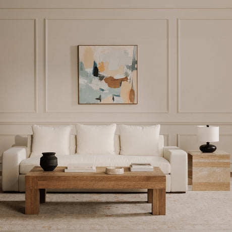 Rosa Multicolor Marble Accent Table by MOES at Eve Furniture