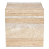 Rosa Multicolor Marble Accent Table by MOES at Eve Furniture