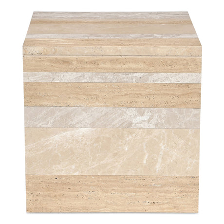 Rosa Multicolor Marble Accent Table by MOES at Eve Furniture