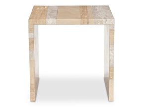 Rosa Multicolor Marble Accent Table by MOES at Eve Furniture