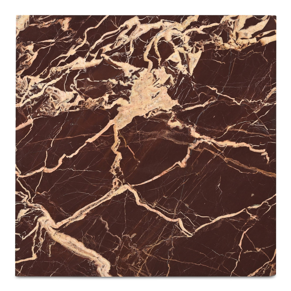 Rosa Rosso Levanto Marble Coffee Table by Moe's Home at Eve Furniture