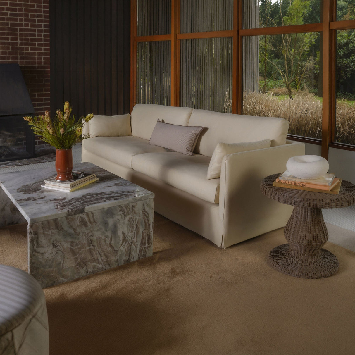 Rosa Torrento Marble Coffee Table by Moe's Home at Eve Furniture