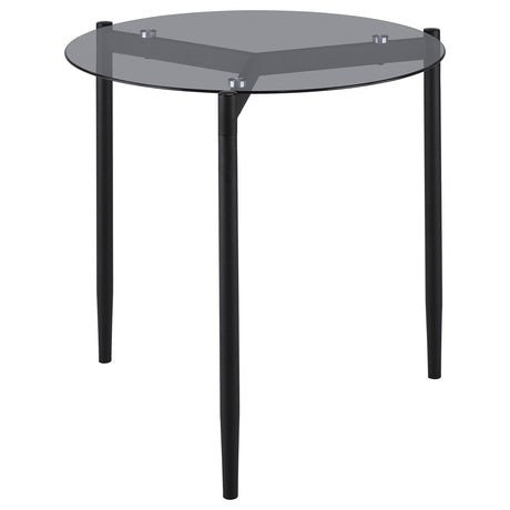 Rosalie Gray 2-Piece Round Coffee and End Table Set by Coaster at Eve Furniture
