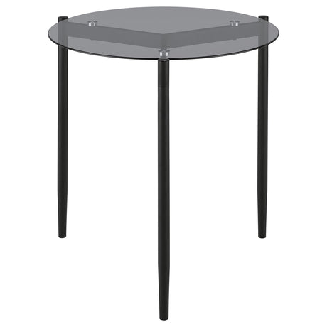 Rosalie Gray 2-Piece Round Coffee and End Table Set by Coaster at Eve Furniture