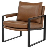 Rosalind Brown Upholstered Track Arm Accent Chair by Coaster at Eve Furniture