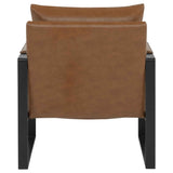 Rosalind Brown Upholstered Track Arm Accent Chair by Coaster at Eve Furniture