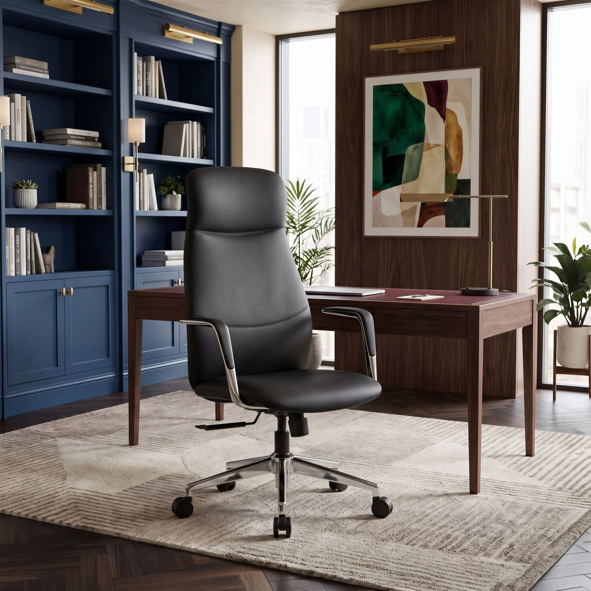 Rosalind Office Chair Black by Zuomod at Eve Furniture