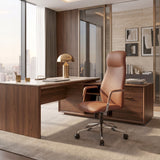 Rosalind Office Chair Brown by Zuomod at Eve Furniture