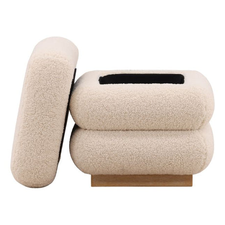 Rosana Storage Stool by Dovetail at Eve Furniture