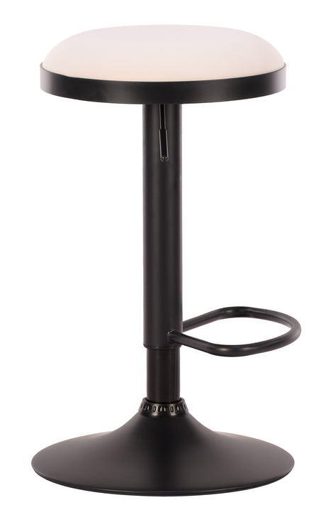 Rosco White Barstool (Set of 2) by Zuomod at Eve Furniture