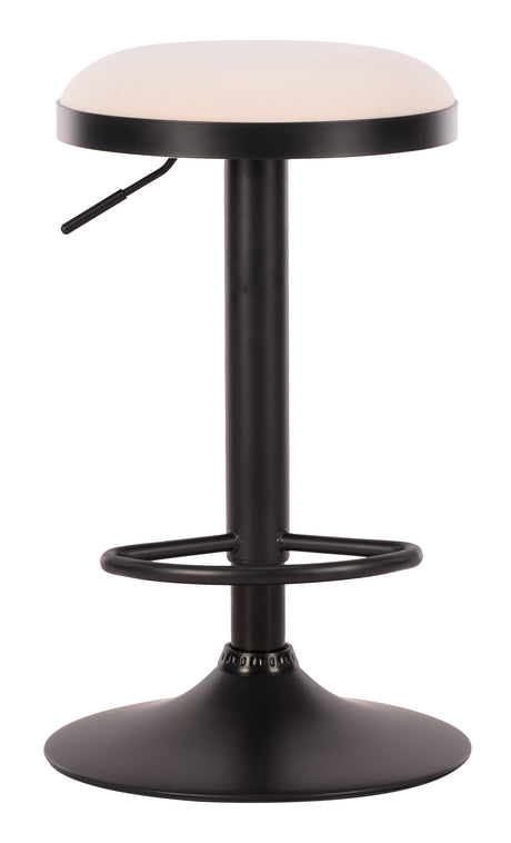Rosco White Barstool (Set of 2) by Zuomod at Eve Furniture