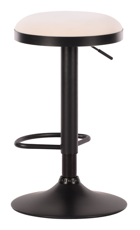 Rosco White Barstool (Set of 2) by Zuomod at Eve Furniture