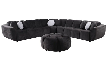 Rose Black 3-Piece Sectional by New Era Innovations at Eve Furniture
