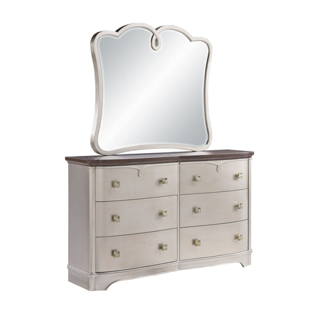 Rose Champagne Bedroom Set by Cosmos Furniture at Eve Furniture