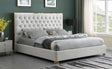 Rose Cream Queen Platform Bed by New Era Innovations at Eve Furniture